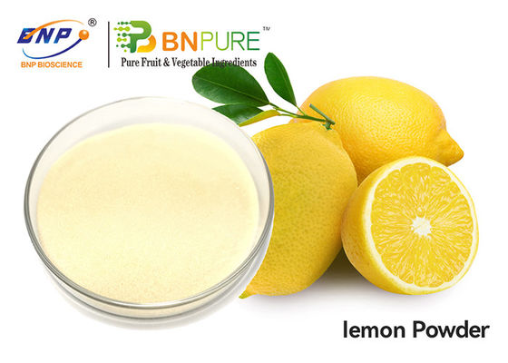 Oplosbare stof van de Citroenjuice powder light yellow water van citrusvruchtenlimon de Organische