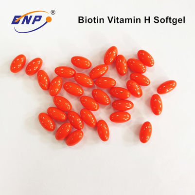 Van het de Biotine de Zachte Gel van Carmine Vitamin H Capsules 300mg voor de Haargroei