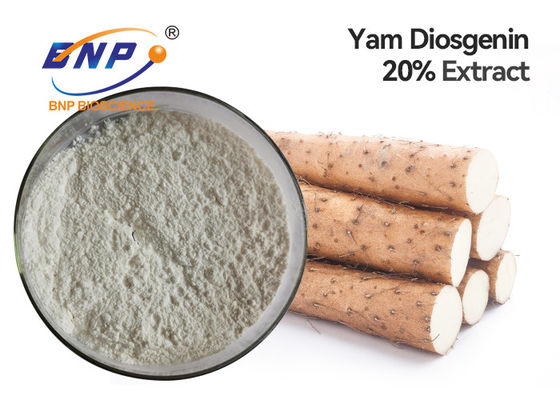De Uittrekselsmelk Wit Wild Yam Root Powder van de Diosgenin6% Natuurlijke Installatie