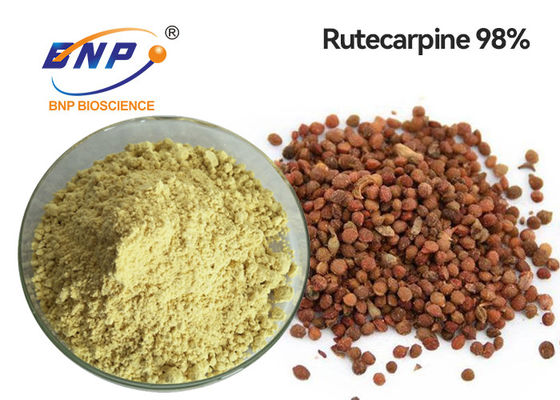 Natuurlijke van het Uittrekselrutecarpine 98% van Supplementenevodia Rutaecarpa HPLC Rutaecarpine